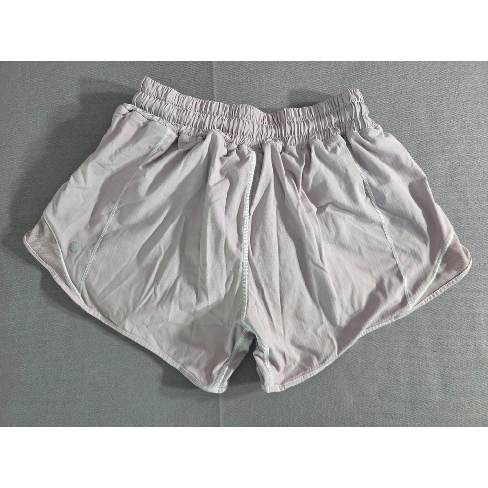 Lululemon Shorts Womens 4 Purple Lined Hottie Hot Performance Stretch Run Gym - Picture 2 of 8